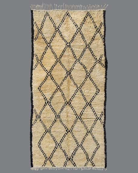 Vintage Moroccan Beni Ouarain Carpet BO23