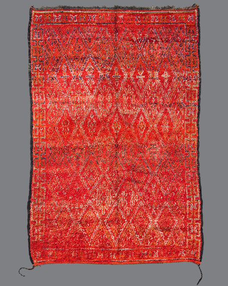 Vintage Moroccan Beni M'Guild Carpet BG12