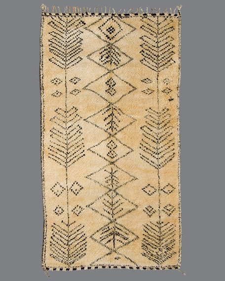 Vintage Moroccan Beni Ouarain Carpet BO26
