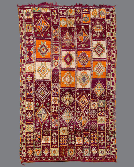Vintage Moroccan Boujad Carpet BJ01