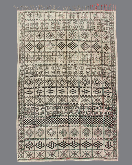 Vintage Moroccan Zemmour Carpet ZM02